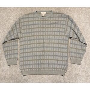 ERMENEGILDO ZEGNA size XL/54 Made in Italy Long Sleeve Lightweight Sweater